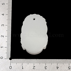 Резные подвески из натурального белого нефрита&nbsp;LS-G-S384-01G