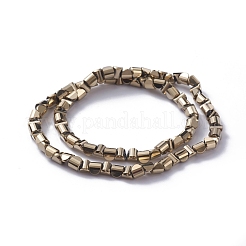 Стеклянные бусины с гальваническим покрытием &nbsp;EGLA-L023B-FP01