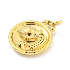 304 pendenti in acciaio inossidabile con montatura in strass&nbsp;LS-STAS-O009-01K-G