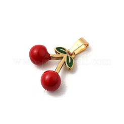 Подвески из нержавеющей стали 304 с эмалью&nbsp;STAS-Z158-02G-01