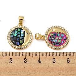 Латунные микро проложить кубического циркония подвески&nbsp;KK-K356-21G