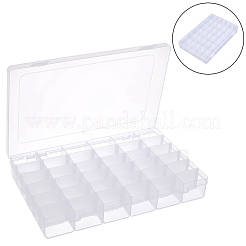 36 Gitter transparente Kunststoff verstellbare Trennwände Boxen mit Klappdeckel&nbsp;CON-PA0001-08