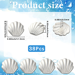 38 шт. кнопки из сплава с 1 отверстиями BUTT-CY0001-20MS