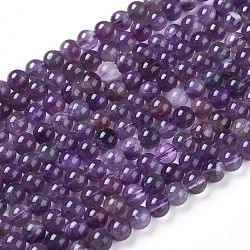 Ametista fili di perle rotonde naturali, grado B, 6mm, Foro: 1 mm, circa 69pcs/filo, 15.74 pollice
