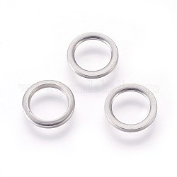 304 нержавеющей стали связывающий кольца, кольцо, цвет нержавеющей стали, 8x1 мм