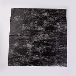 Blumenstrauß, der Handwerksbaumwollpapier einwickelt, für Hochzeitsdekoration, Schwarz, 60x60 cm, ca. 20 Stk. / Beutel