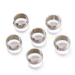 201 Stainless Steel Jump Rings, Stainless Steel Color, 4x9mm, Inner Diameter: 7mm