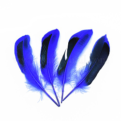 Accessori per la piuma, tinto, blu, 115~160x20~35mm