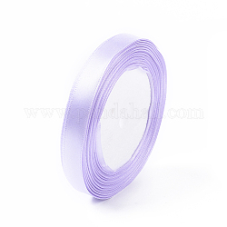 Single Face Satin Ribbon, Polyester Ribbon, Lavender, 1/2 inch(12mm), about 25yards/roll(22.86m/roll), 250yards/group(228.6m/group), 10rolls/group