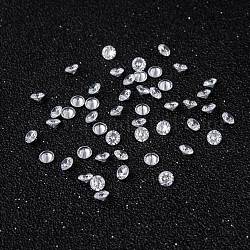 Cabujones de circonita cúbica en forma de diamante de grado transparente, facetados, 3x2mm