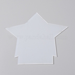 Acrylic Board, Star, Clear, 158x148x2mm
