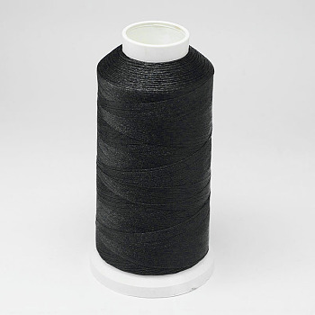 Nylonfaden Nylonschnur, für die Quastenherstellung, Schwarz, 0.3 mm, ca. 1093.61 Yard (1000m)/Rolle