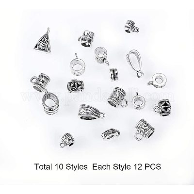 Поручни из сплава в тибетском стиле TIBE-PH0004-90-1