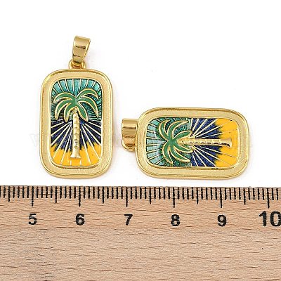 Латунь эмаль подвески KK-L190-010G-02-1