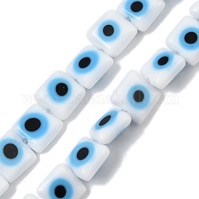 Ручной сглаза бусины бисер нитей LAMP-G166-03-1