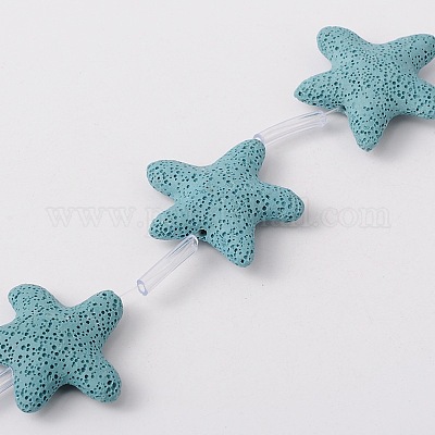 Синтетические бусины из вулканической породы G-N0096-14-1