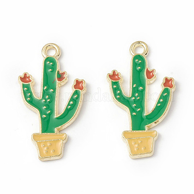 Pendentifs d'émail en alliage&nbsp;ENAM-G212-08G-02-1