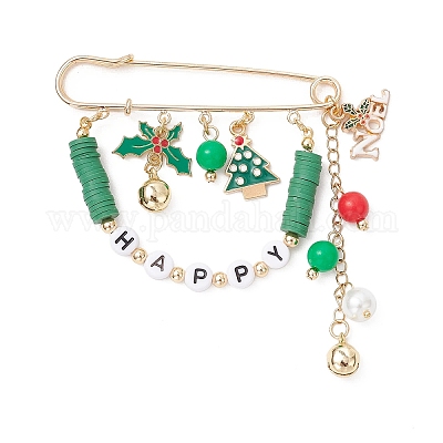 3 шт. 3-цветная брошь-подвеска из сплава эмали&nbsp;JEWB-TA00023-1