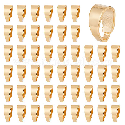 100 шт. латунные защелки на дужках KK-ME0002-95G-1