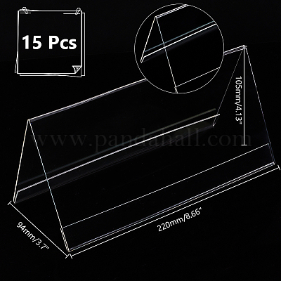 Акриловый держатель для палатки с номером стола AJEW-WH0473-49B-1