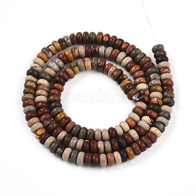 Натуральная полихромная яшма/камень Пикассо/нити бус из яшмы Пикассо G-T140-70B-1