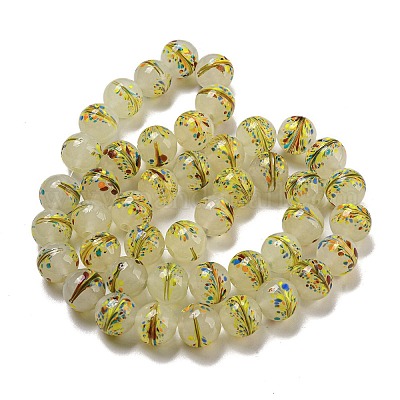 Бусы лэмпворк ручной работы LAMP-L079-05H-1