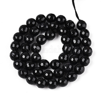 Нити бусин из натурального агата (окрашенного и нагретого) G-T139-8mm-88A-1