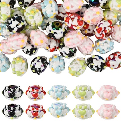 Непрозрачные акриловые бусины SACR-YW0002-78A-01-1