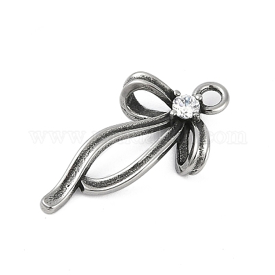 Подвески из хирургической нержавеющей стали 316 с микропаве из кубического циркония STAS-G349-02AS-02-1