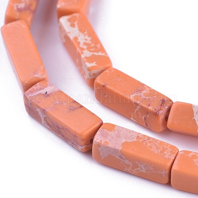 Синтетические имперские нитки из бисера яшмы G-E508-02K-1