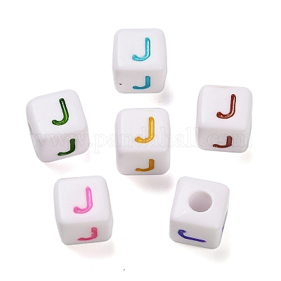 Непрозрачные акриловые бусины OACR-I022-01J-1