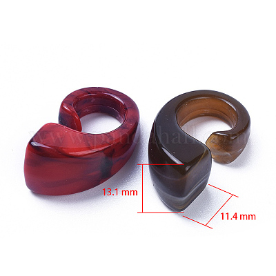 Акриловые бусины OACR-S021-11-M-1