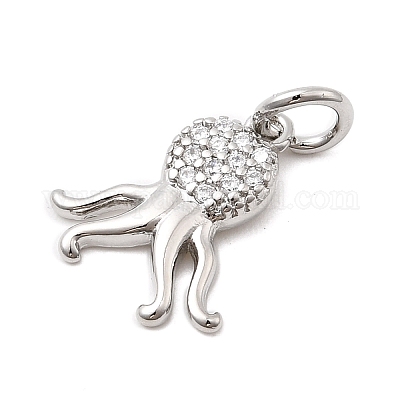 Латунные микро проложить кубического циркония подвески KK-C139-29A-P-1