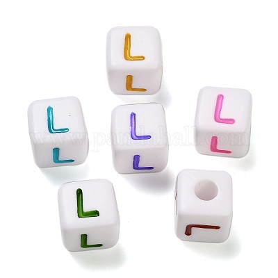 Непрозрачные акриловые бусины OACR-I022-01L-1