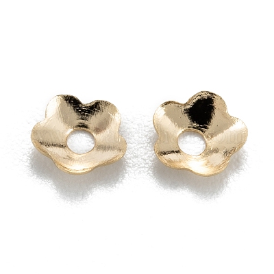 5-лепестковая латунная шапочка KK-D063-13G-1