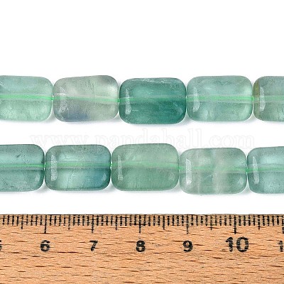 Естественный зеленый флюорит бисер нитей G-T142-63-1