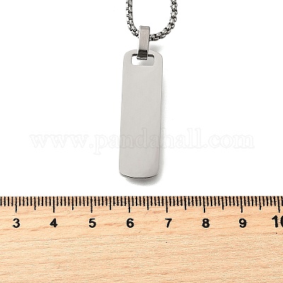 Ожерелья с подвесками из нержавеющей стали 304 NJEW-P329-04E-P-1