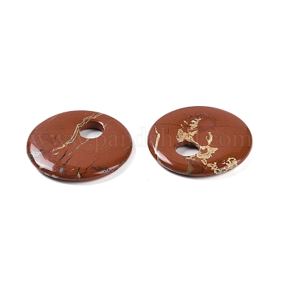 Природные красной яшмы подвески G-C140-10D-1