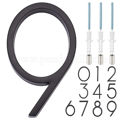 Этикетки с цифрами из цинкового сплава FIND-WH0061-83J-1