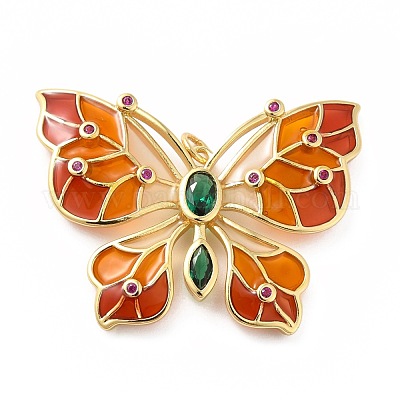 Стойки обшивки латунь микро проложить Циркон подвеску X-KK-E281-04G-01-1