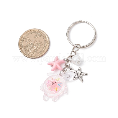 Светящиеся прозрачные акриловые брелоки KEYC-JKC01358-02-1