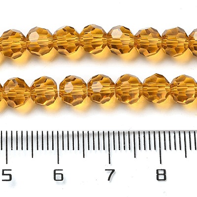 Прозрачные стеклянные бусины EGLA-A035-T6mm-D04-1