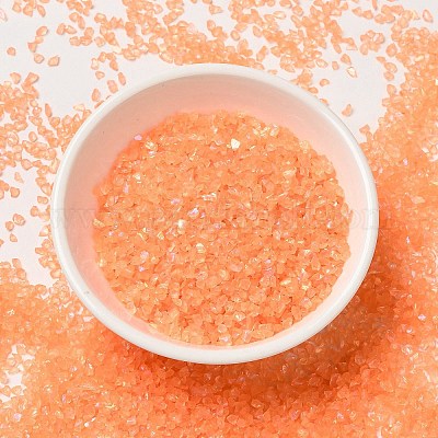 Прозрачная гальваническая поделка из измельченного стекла GLAA-F123-01-1