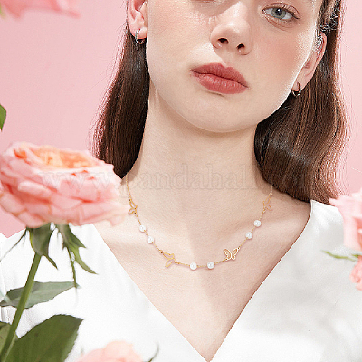 Комплект украшений из нержавеющей стали в виде бабочек SJEW-AN0001-55-1