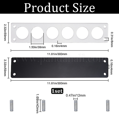 Акриловый держатель для бокалов с 6 отверстием ODIS-WH20001-01C-1