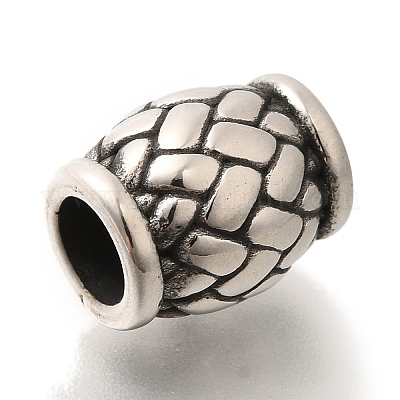 Европейские бусины из нержавеющей стали 304 STAS-G350-15AS-1