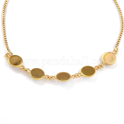 Регулируемые браслеты из латуни BJEW-L652-17-G-1