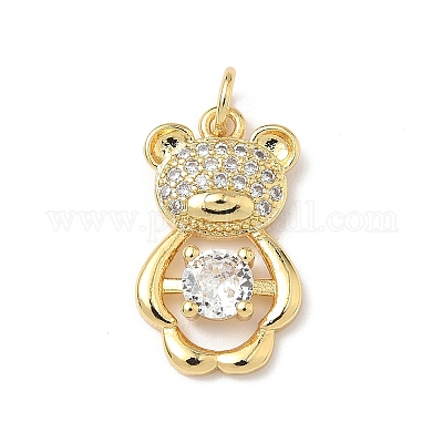 Латунные микро проложить кубического циркония подвески KK-Q068-04D-1