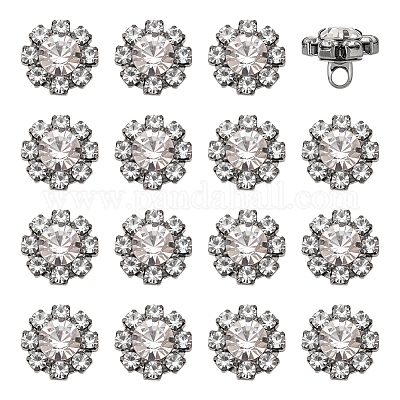 24 шт. пуговицы из цинкового сплава с 1 отверстиями FIND-PH0026-97-1