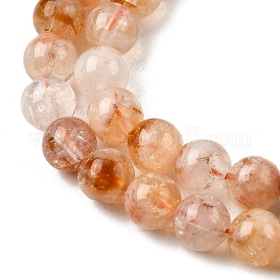 Природный цитрин бисер нитей G-S362-105B-1